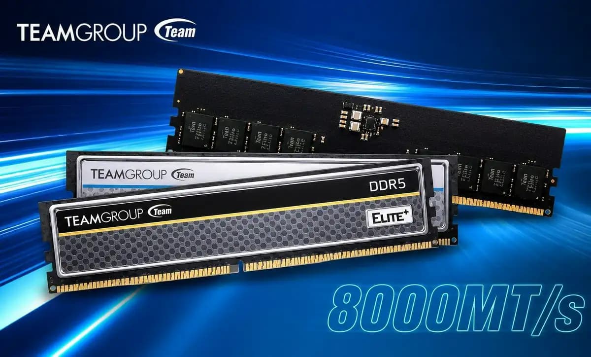 Team Group stellt DDR5-RAM mit 8000 MT/s bei nur 1,1V vor