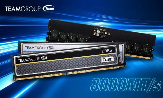 Team Group stellt DDR5-RAM mit 8000 MT/s bei nur 1,1V vor